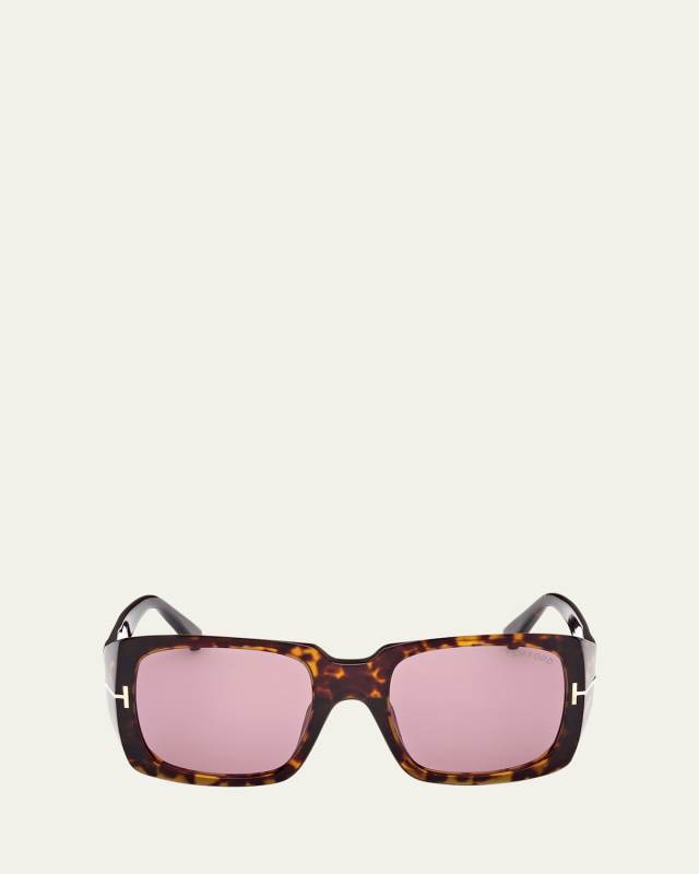 Tortoise Square Acetate Sunglasses